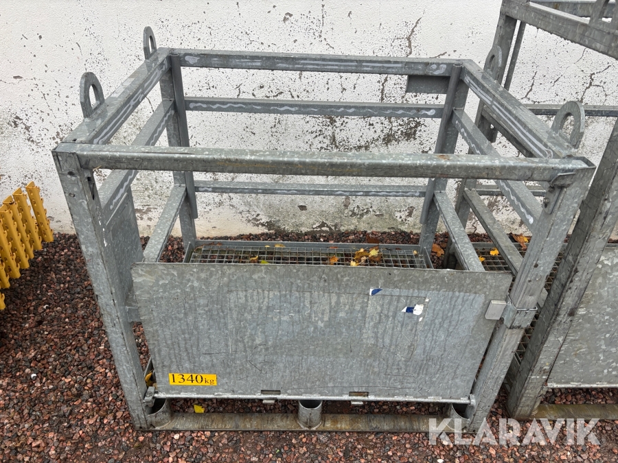 Materialkorg Mabic med fällbar läm. 1200kg