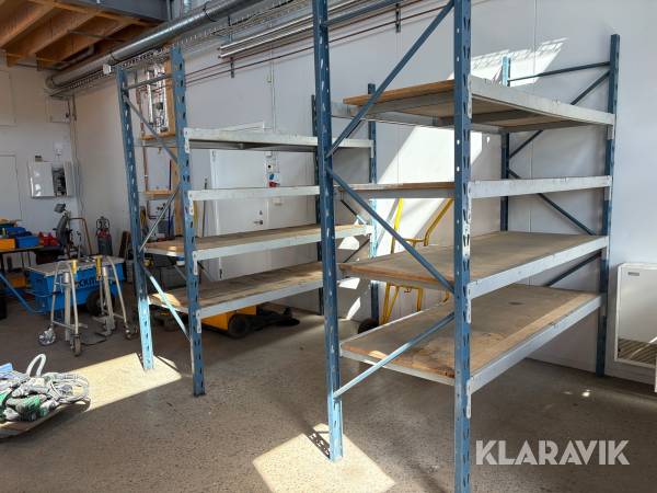 Pallställage/Lagerhyllor 2 st