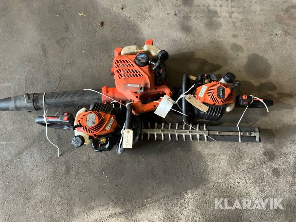 Häcksaxar och lövblås