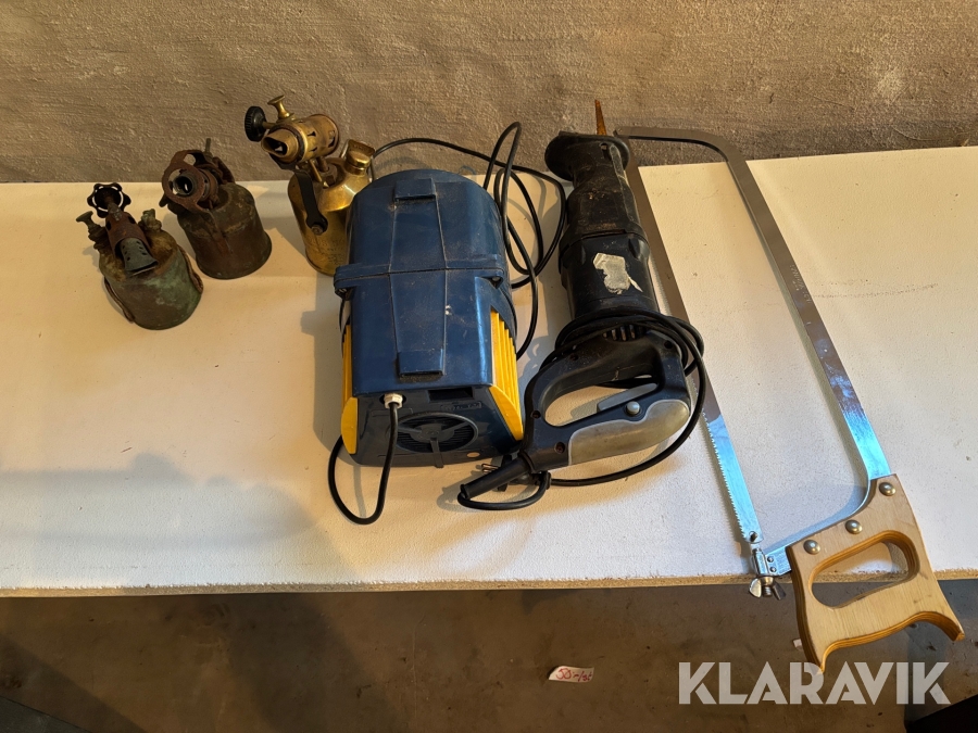 Verktyg och blåslampor