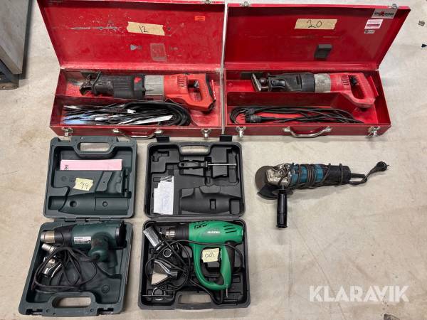 Tigersågar och diverse maskiner Miluwakee