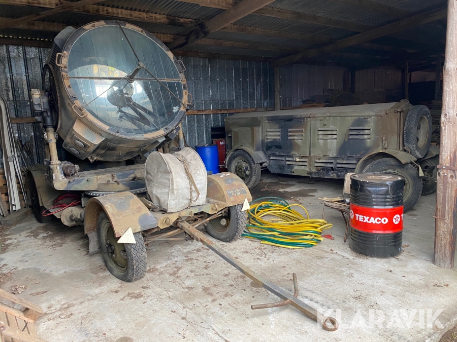 Luftvärnsstrålkastare med Generator SIA M/38