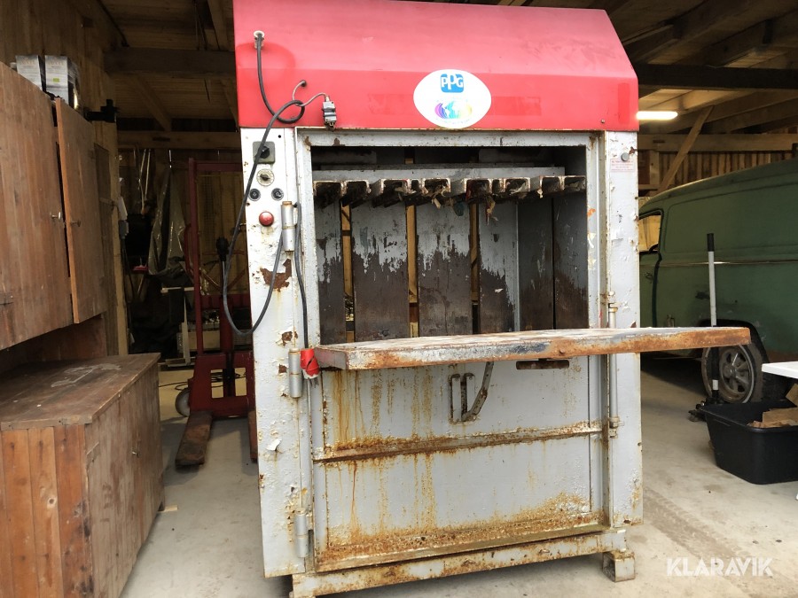 Balpress för wellpapp