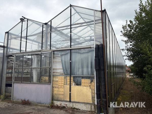 Växthus 180m2 Glashall