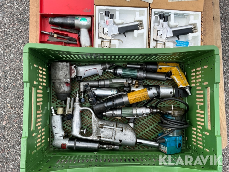 Blandade Tryckluftsverktyg