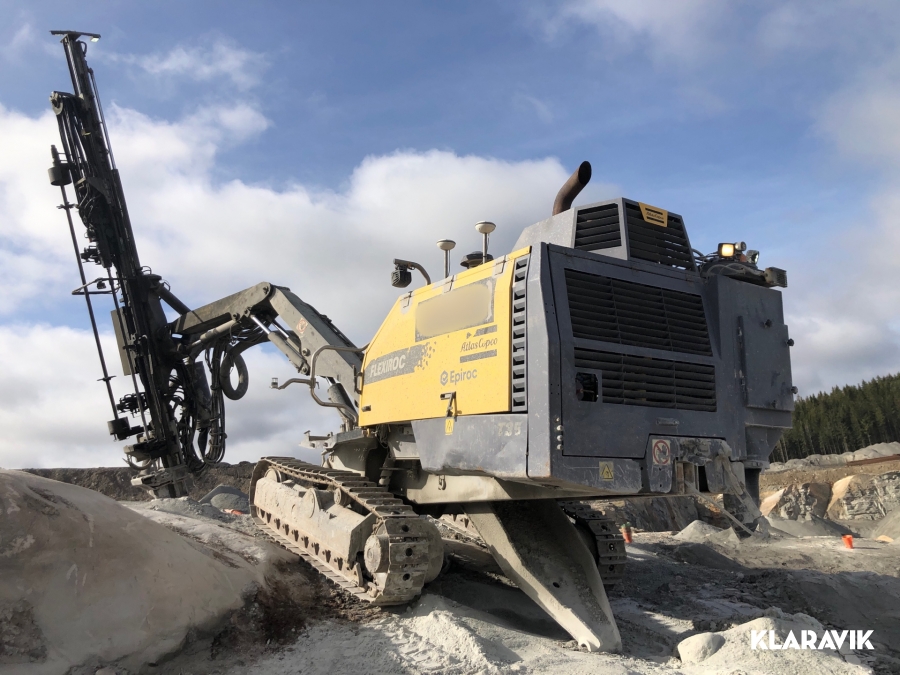 Borr och borrvagn Atlas Copco FlexiRoc T35 R-01 