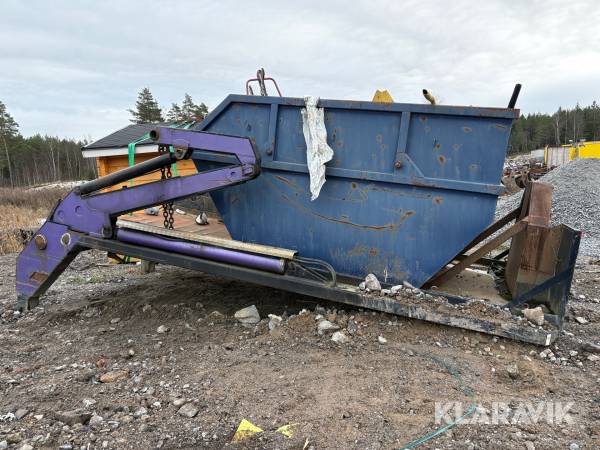 Lastväxlarflak med liftdumperaggregat