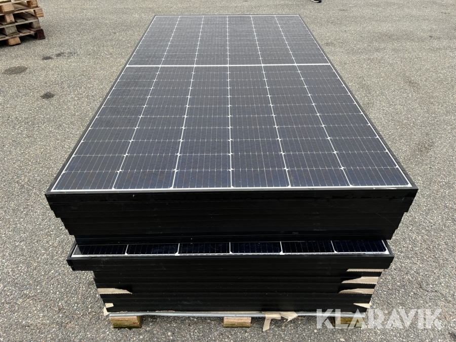 Paket solceller 500 W Longi LR5-66HIH-500M 25 st paneler