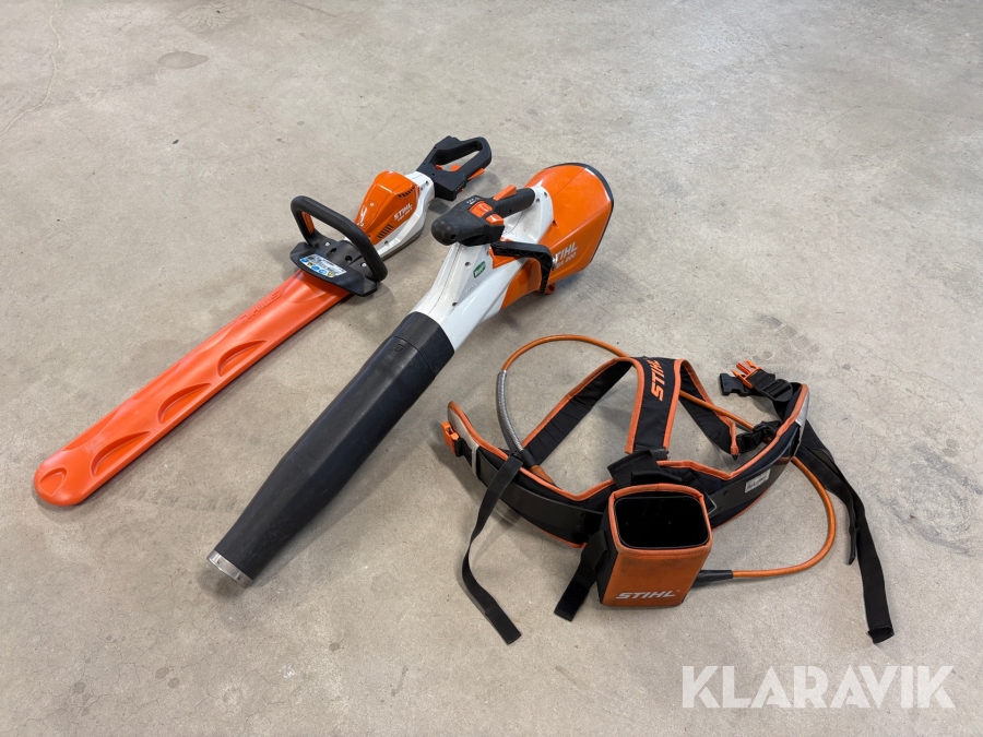 Häcksax & Lövblås Sthil HSA 130R & BGA 200