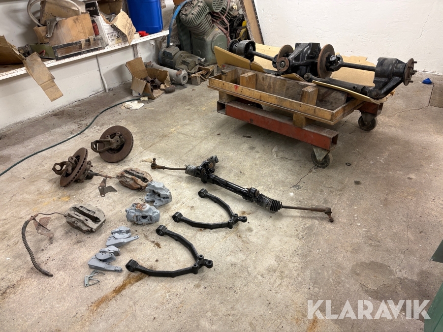 Bakaxel med hjulupphägning Jaguar