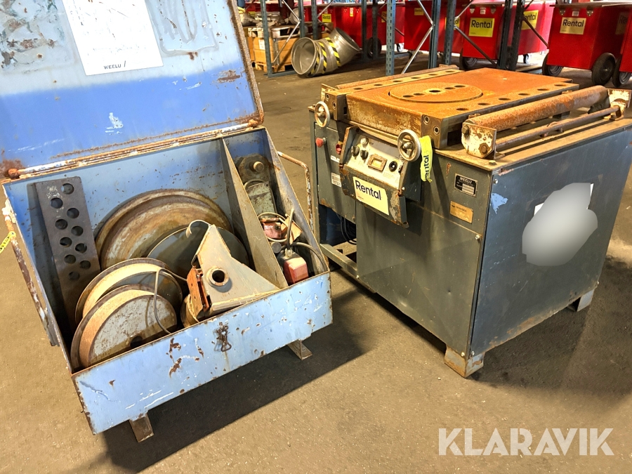 Bockmaskin Weelu 400 med tillbehör