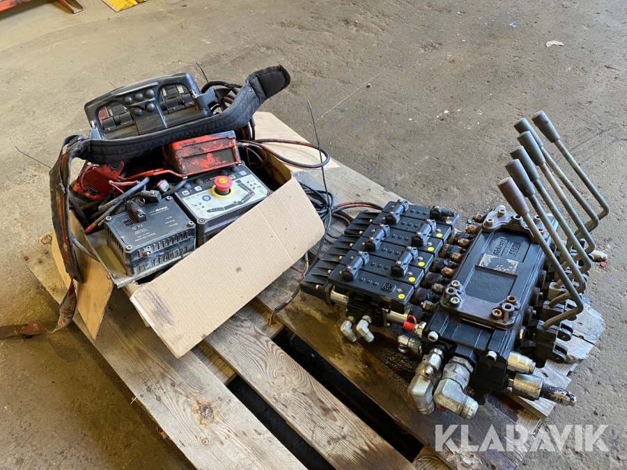 Radiostyrning med ventilpaket till Hiab 244