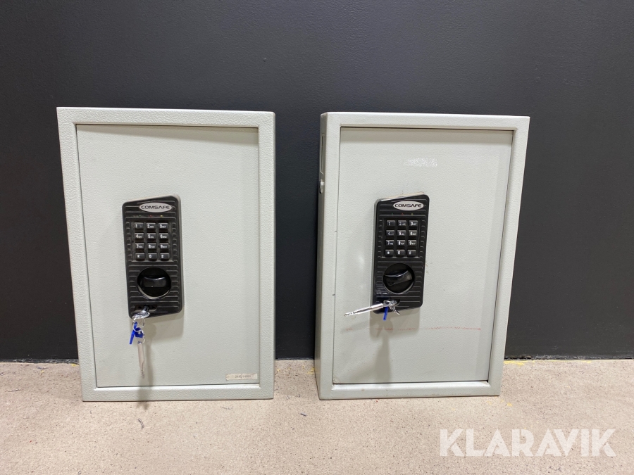 Nyckelskåp Comsafe med kodlås - 2 st