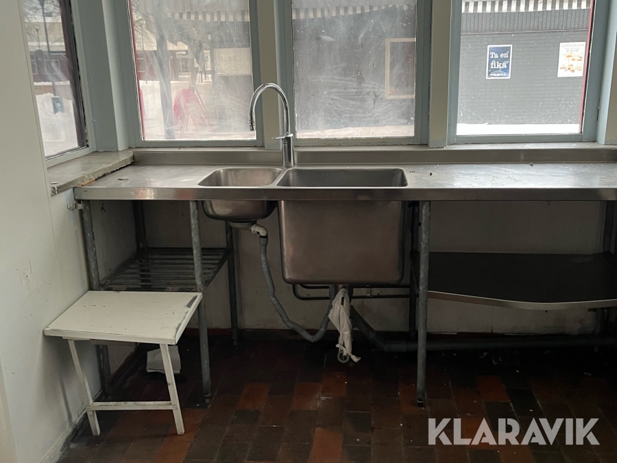 Rostfria bänkar 2 st