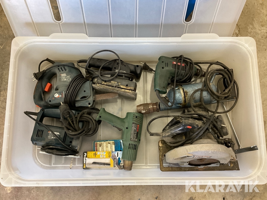 Blandade handverktyg