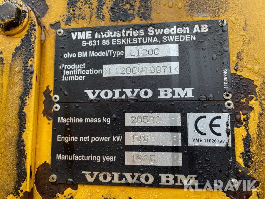 Hjullastare Volvo BM L120C