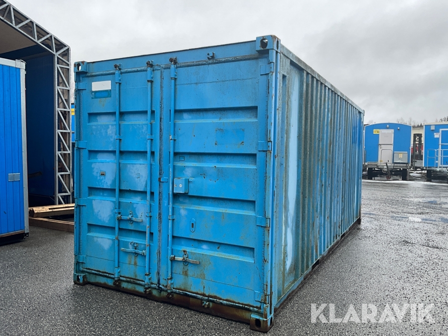 Container 20” med el, Karlskoga, Klaravik auktioner