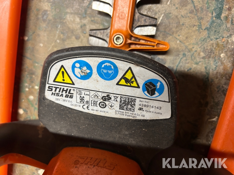 Häcksaxar Stihl HSA86 14 st