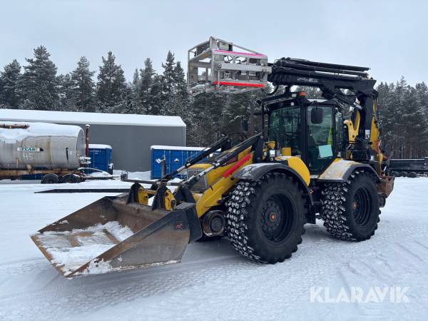 Grävlastare Huddig 1260C Rail med redskap