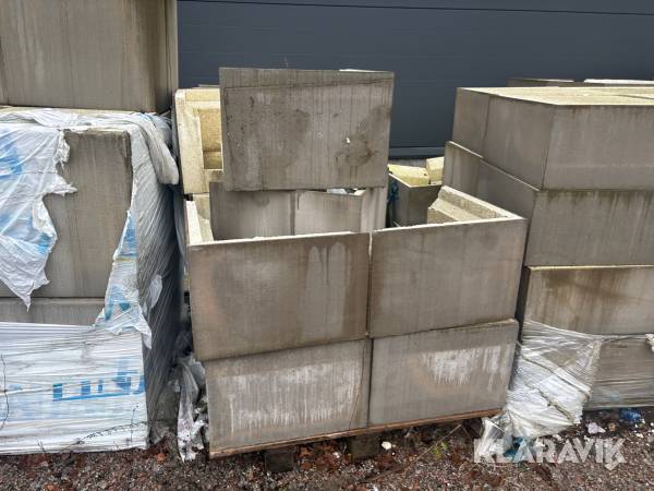 Sockelelement/Hörnblock+raka Finja 400 16 st 4 st raka