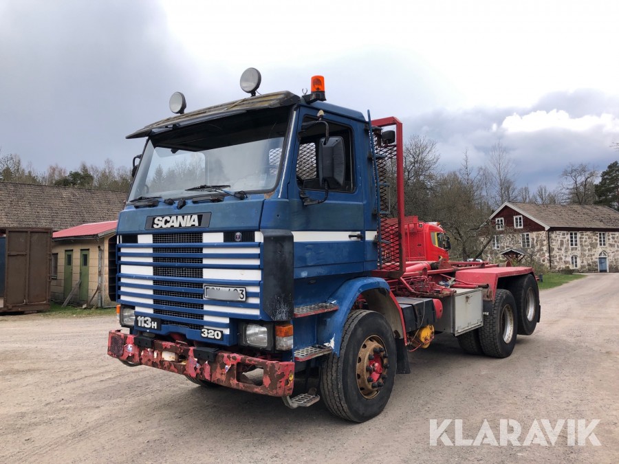 Lastväxlare Scania 113H med Hiab-krok 