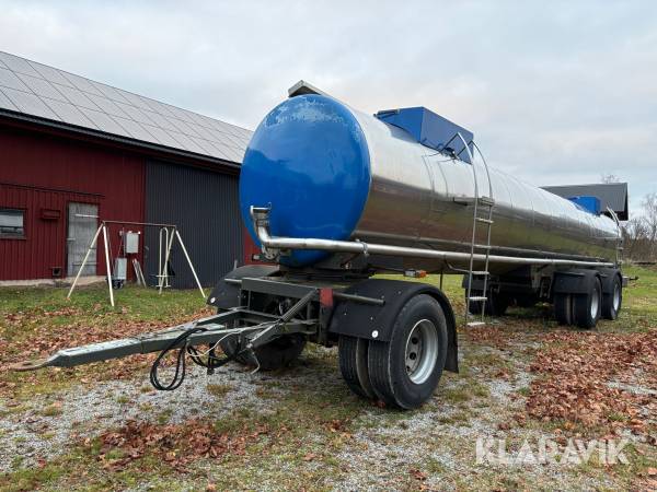 Tanksläp Wedholms DK 344 C Rostfri innertank