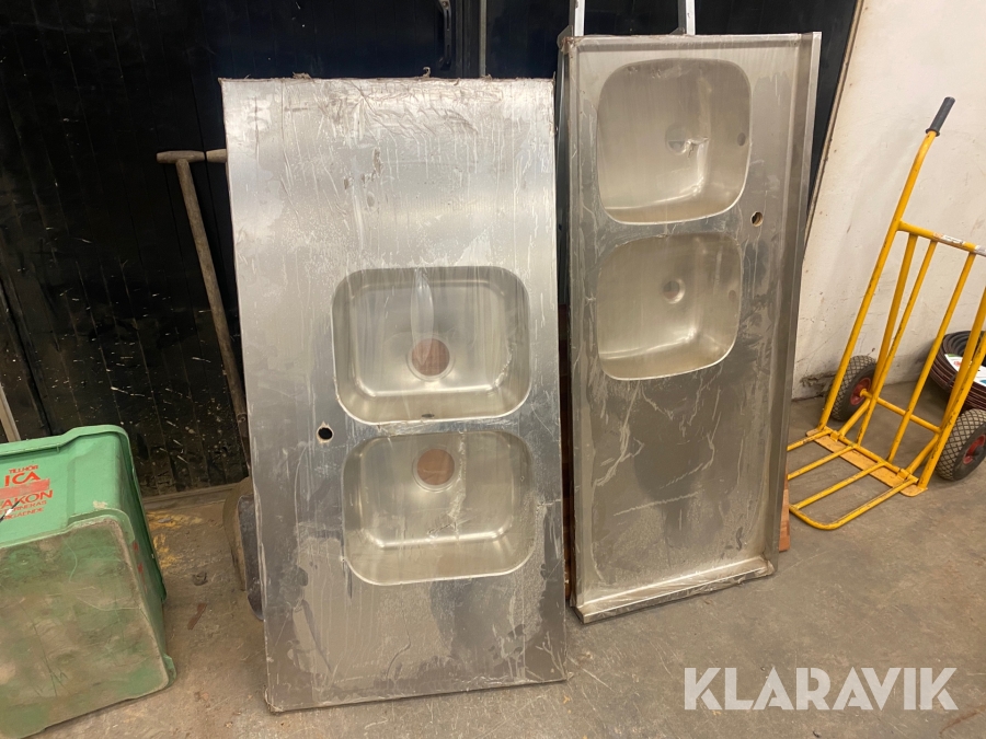 Rostfria bänkskivor