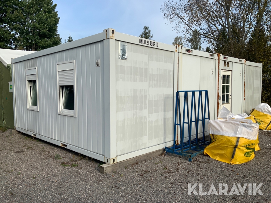Kontorscontainer 4st 20fot Uniteam