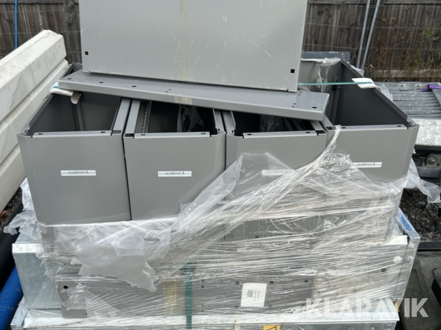 Gatuljusskåp 5 st Ensto E-GBK 63.0062-W-STH1-URA