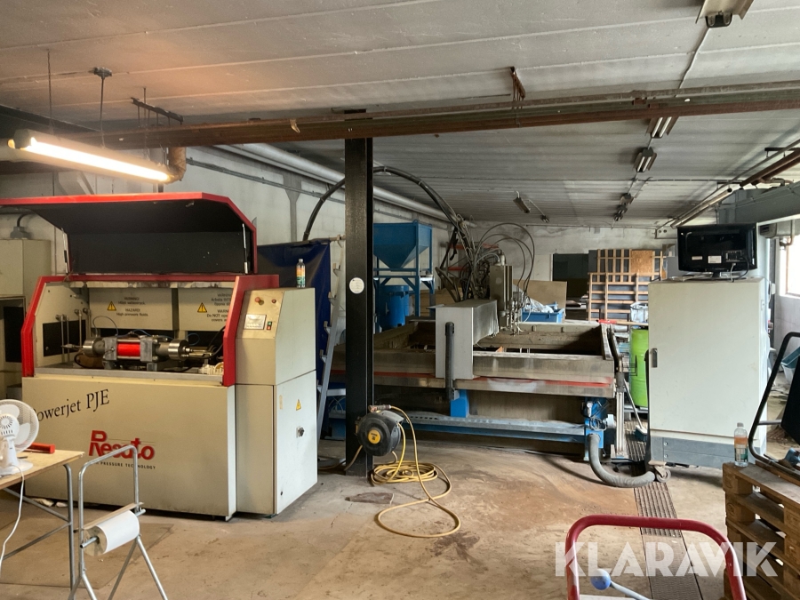 Vattenskärmaskin WaterJet NC 3000 B