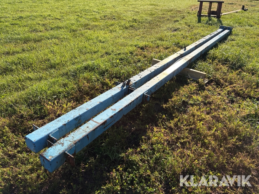 Stålprofiler 120x120x6700mm 2st