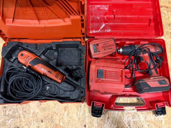 Borrskruvdragare 1 st och multimaskin 1 st Hilti / Fein SFC 22 A / SuperCut FSC 500QSL