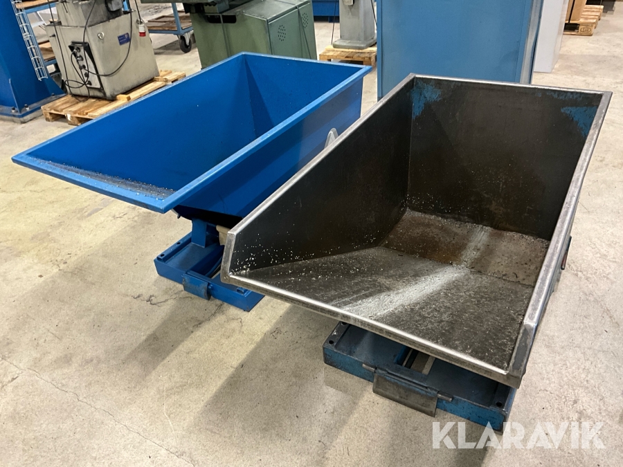 Tippcontainer Pema Och AJ Produkter till truckgafflar