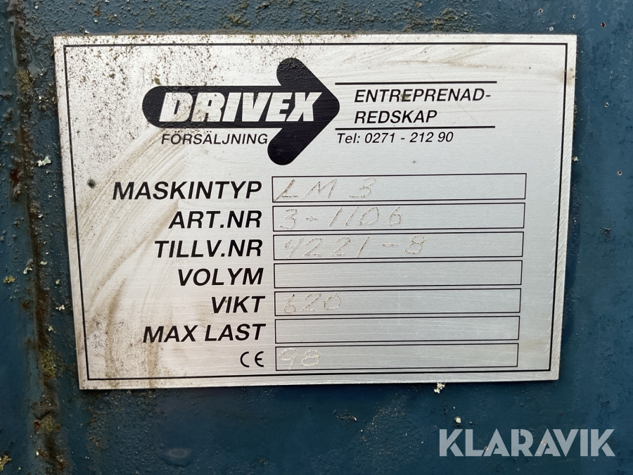 Snöskopa Drivex Stora BM