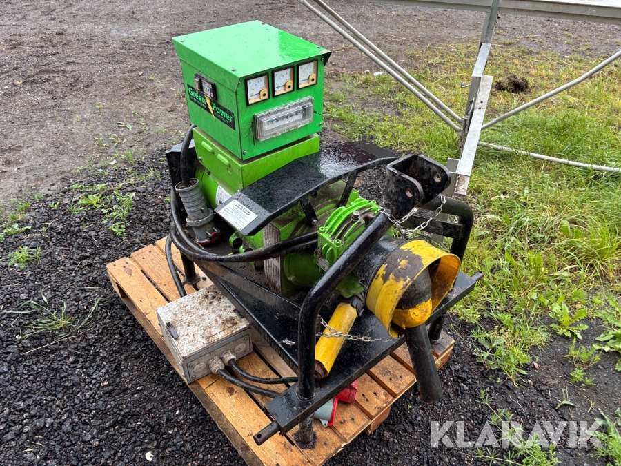 Elverk traktordrivet Green Power GP30 TR