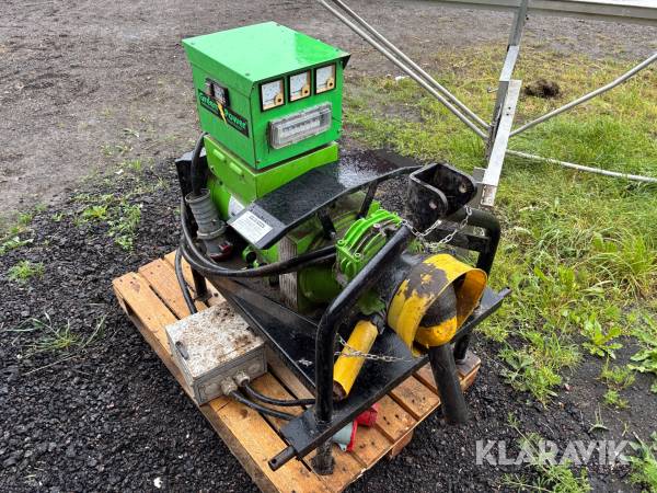 Elverk traktordrivet Green Power GP30 TR