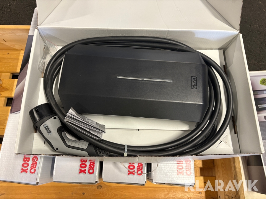 Elbilsladdare Garo GLB+4G med kabel 5st 11kW