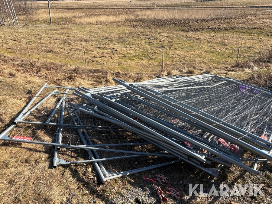 Byggstängsel Demex 33 st