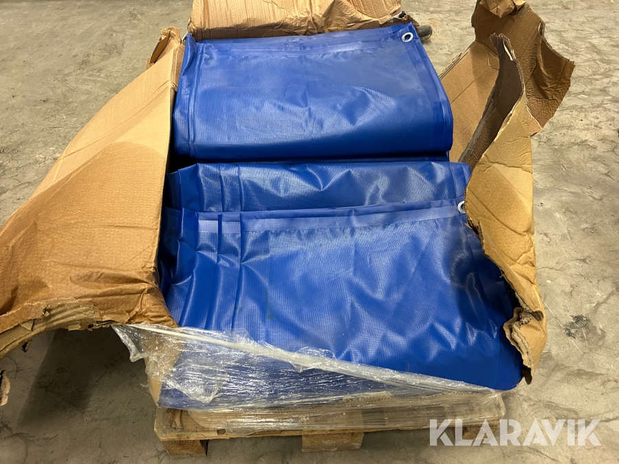 Lättpresenningar 6 st 6x8 m