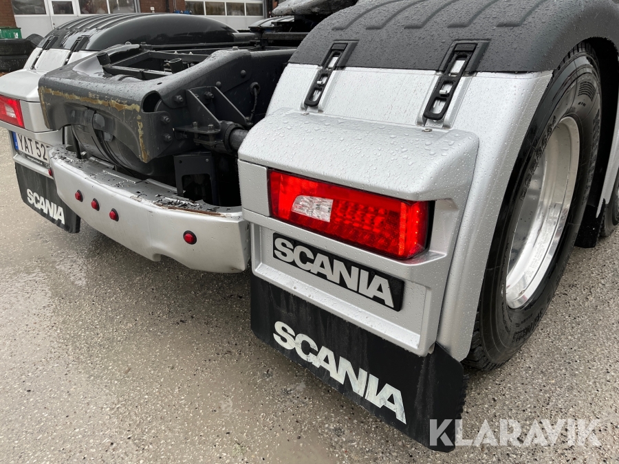 Dragbil Scania R580 med tandemdrift & hydraulik