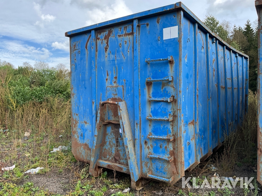 Lastväxlarcontainer 38 m3