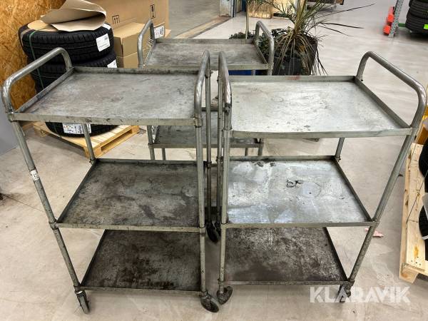 Avlastningsvagn 3 st