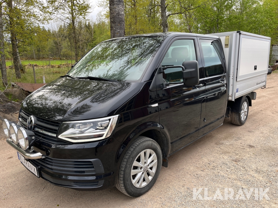 Flakbil Volkswagen Transporter Dubbelhytt T30 4Motion