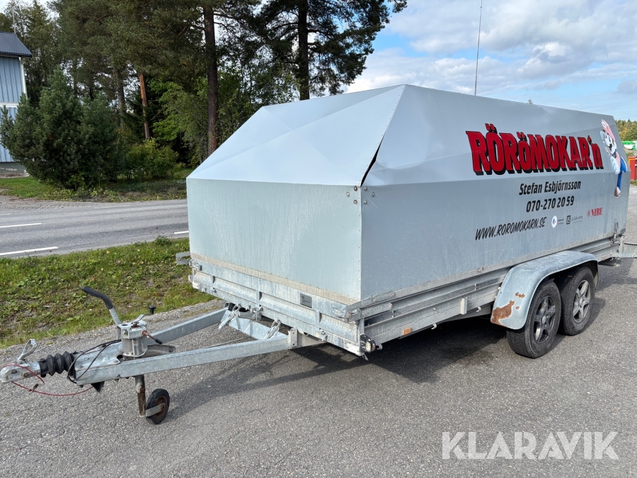 Kåpsläpvagn Brenderup AZ2000B
