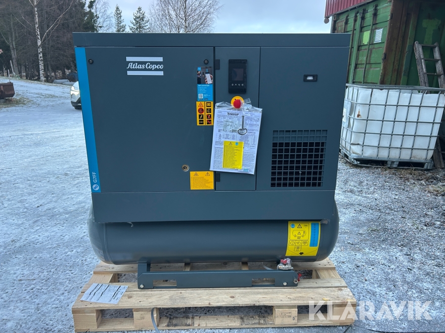 Skruvkompressor Atlas Copco G7FF