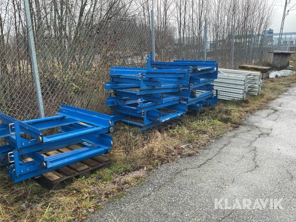 Pallställage, utdragsenheter GBD 7161 gavelhängda och bakhängda