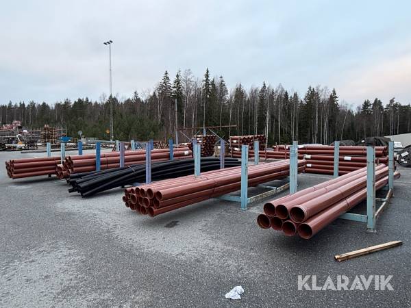 Stort parti med VA material Pipelife
