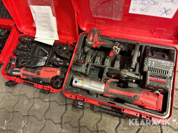 Pressverktyg Novapress ACO203XL / ACO103 2 st, med 16 pressbackar