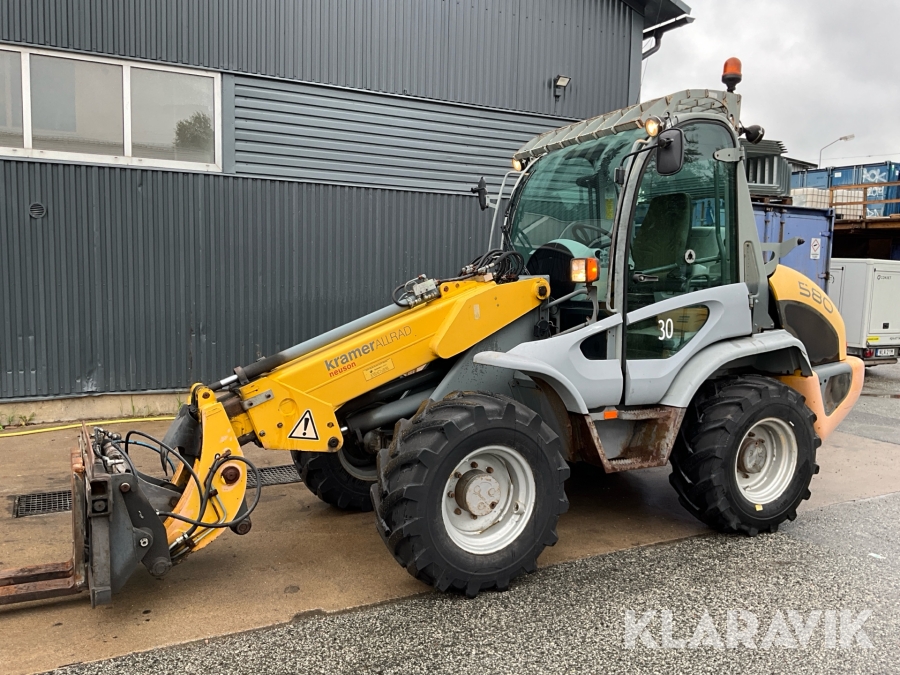 Hjullastare Kramer 343-10 med redskap