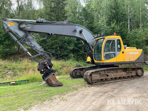 Grävmaskin Volvo EC 210 LC tiltrotator + skopa